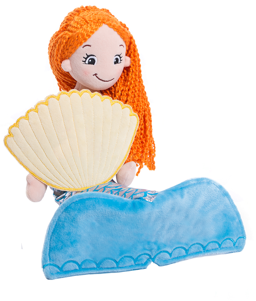 Mermaid Doll With Shell Accessory