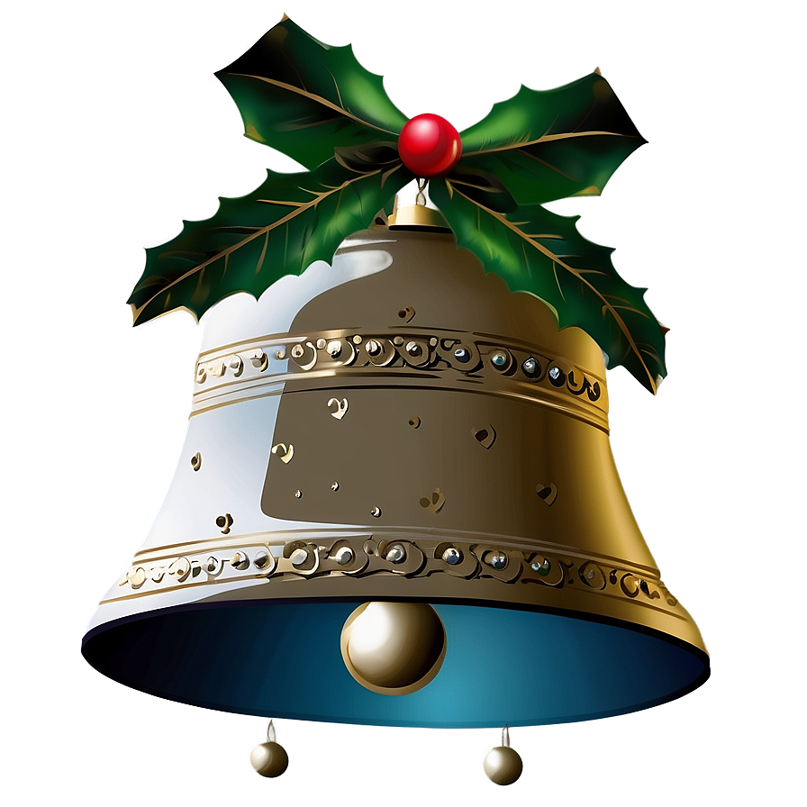 Merry Christmas Bell Png 05032024