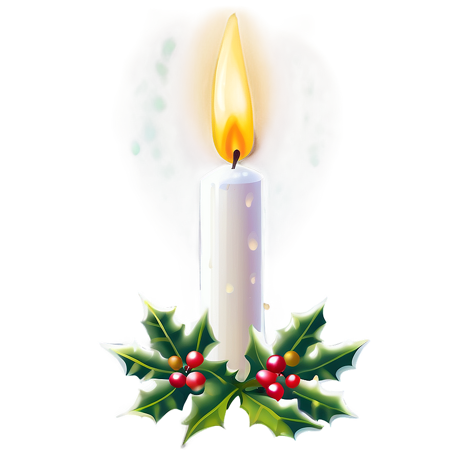 Merry Christmas Candle Png Rwp44