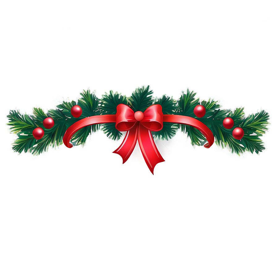 Merry Christmas Garland Png 93