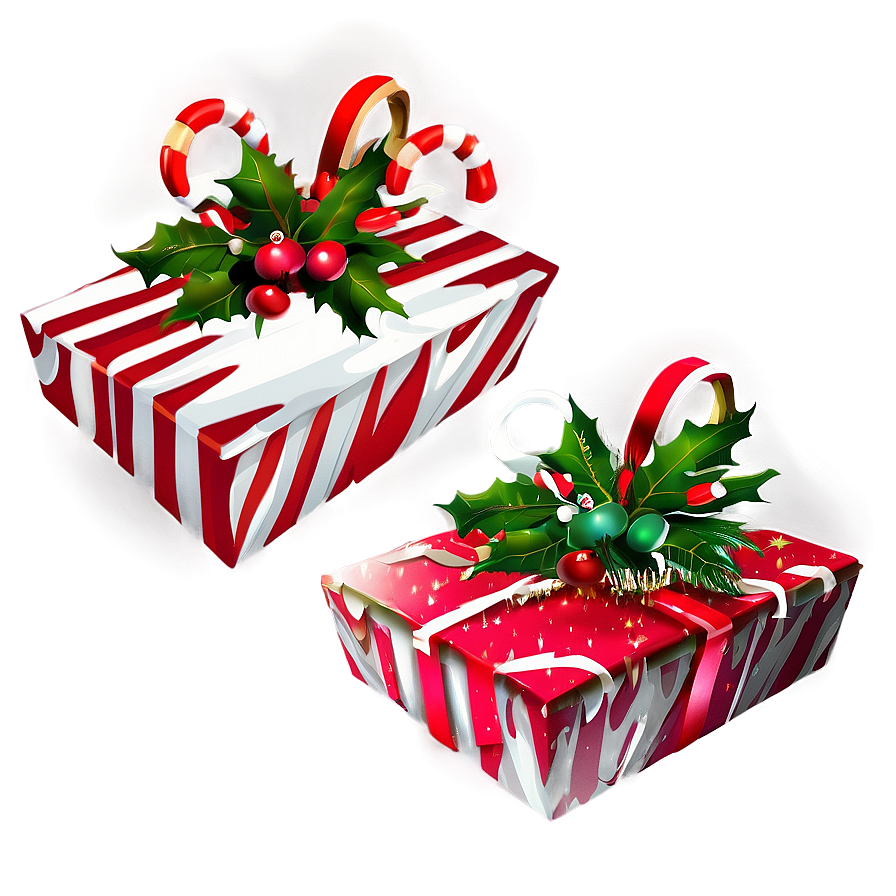 Merry Christmas Gift Box Png 05032024