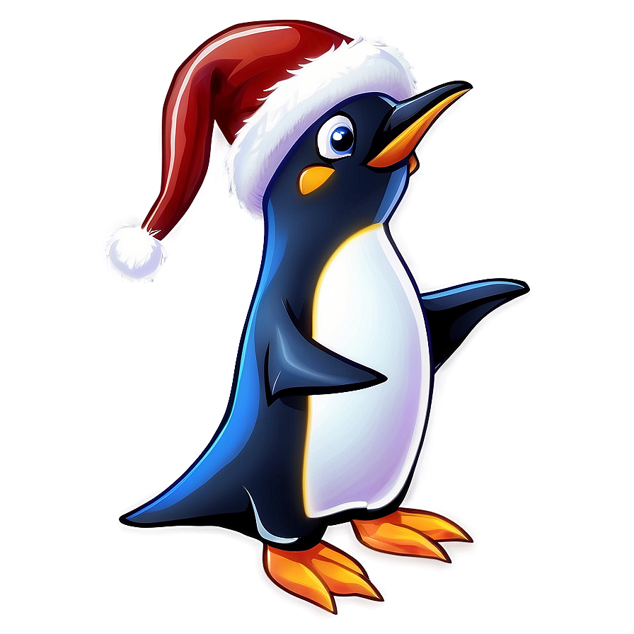 Merry Christmas Penguin Png 68