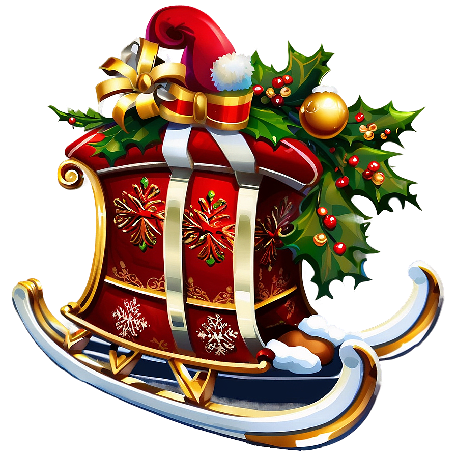 Merry Christmas Sleigh Png Xtl7