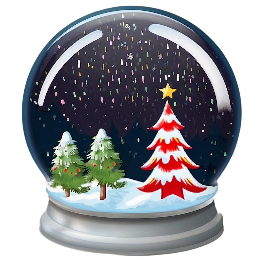 Merry Christmas Snowglobe Png 05032024