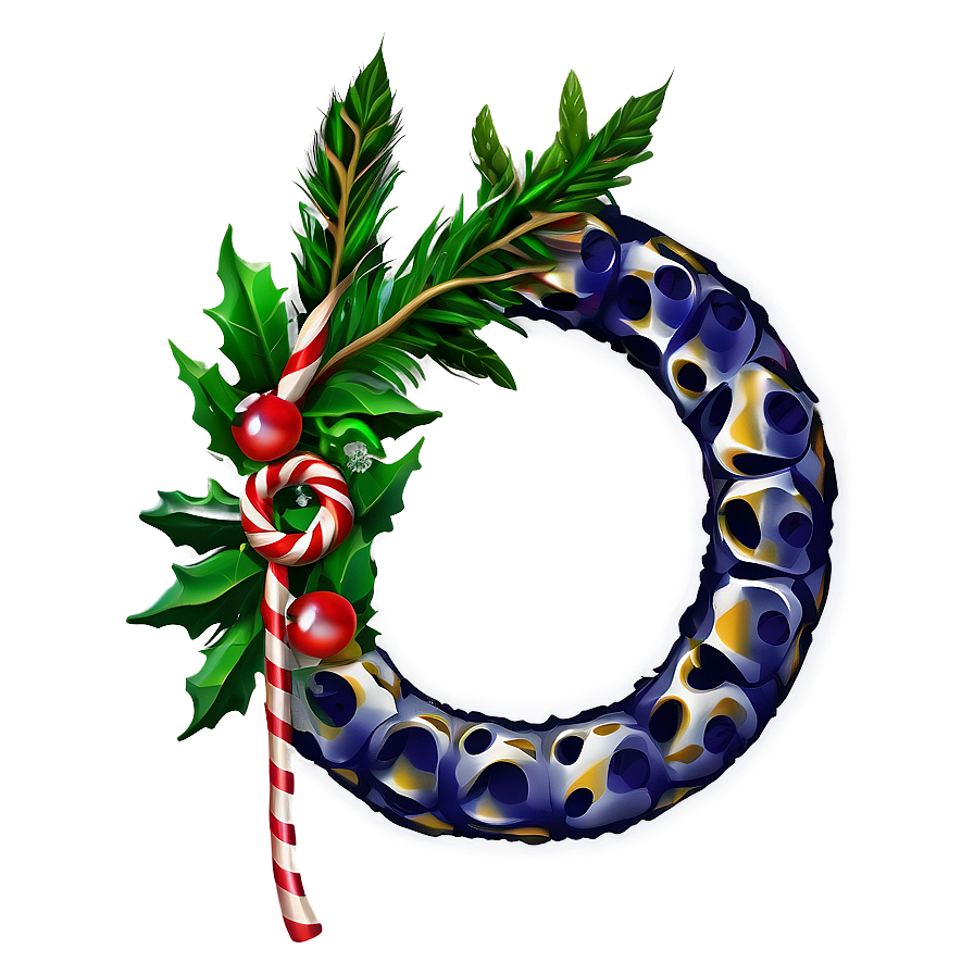 Merry Christmas Wreath Png 96