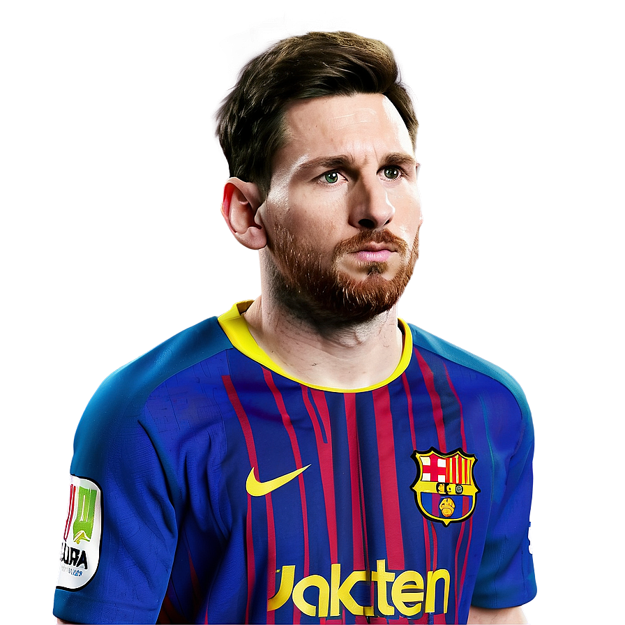 Messi Barcelona Uniform Png Xfg