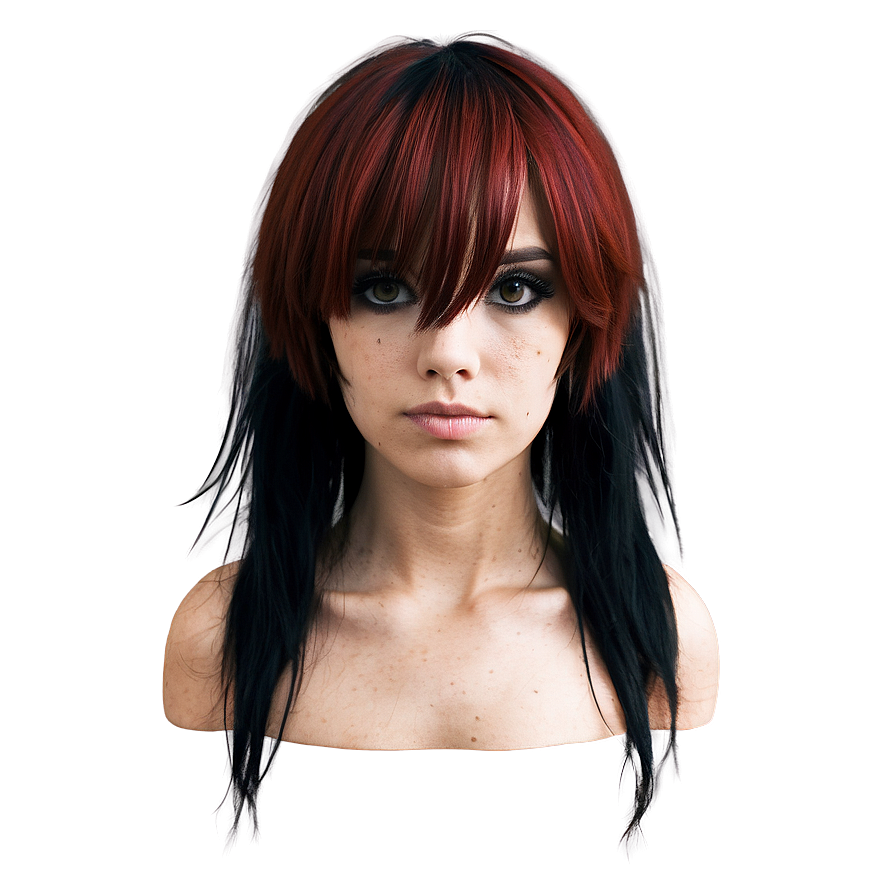 Messy Emo Hair Texture Png Vfp2