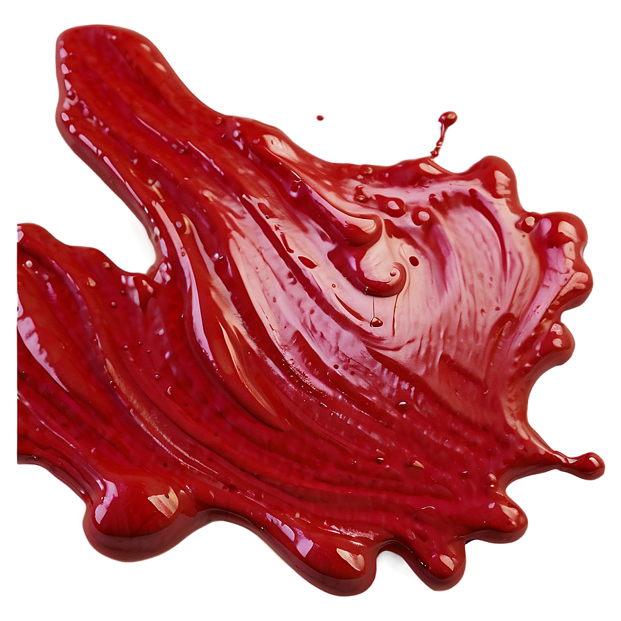 Messy Red Paint Mark Png 51