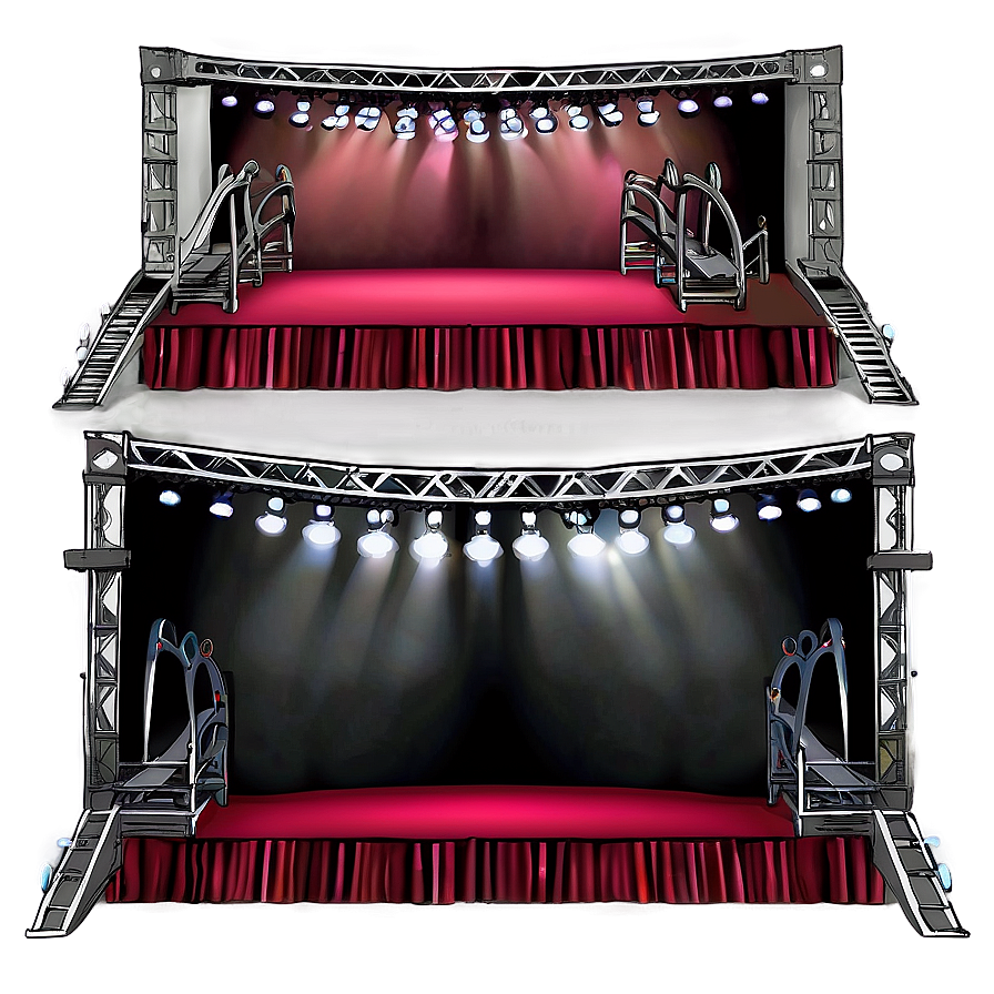 Metal Concert Stage Design Png 69