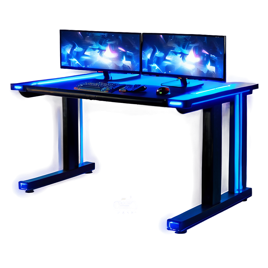 Metal Frame Gaming Desk Png 06212024