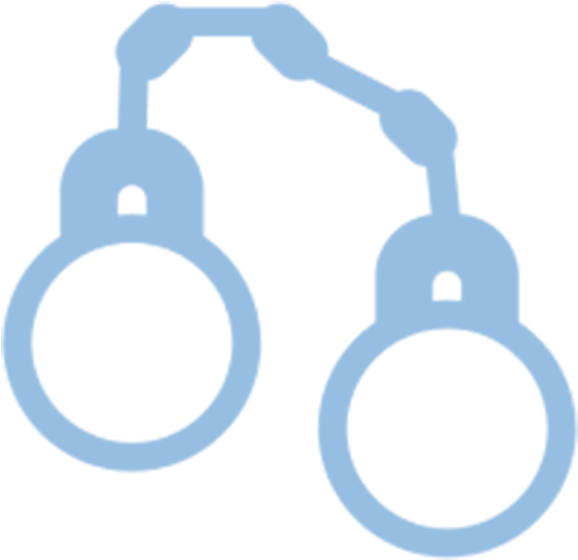 Metal Handcuffs Icon