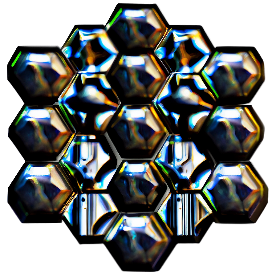 Metal Hexagon Pattern Png Kwg