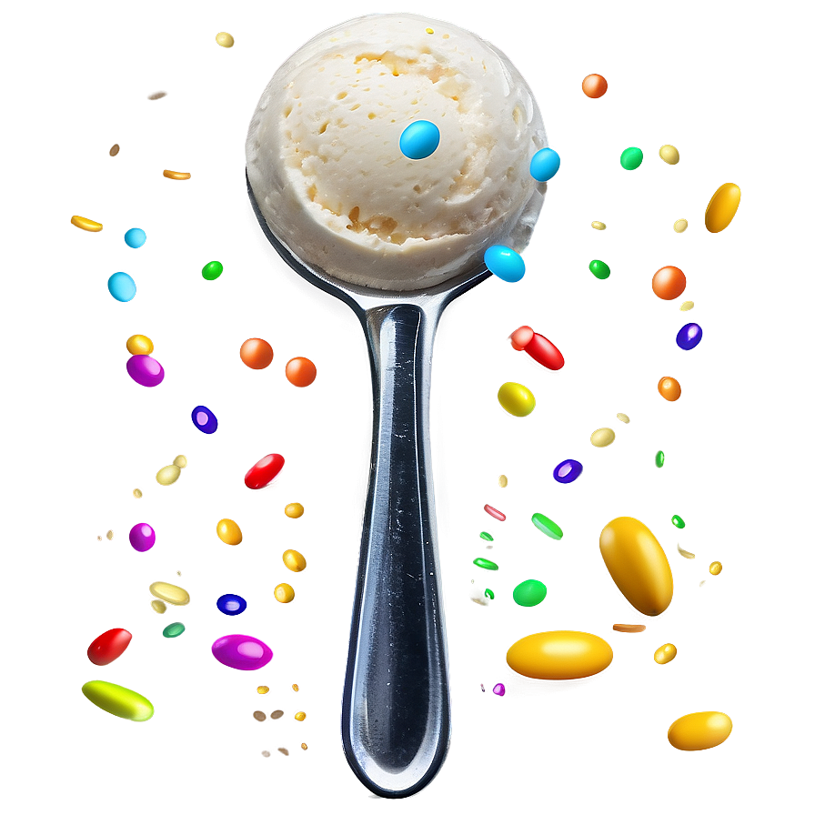 Metal Ice Cream Scoop Png 06122024