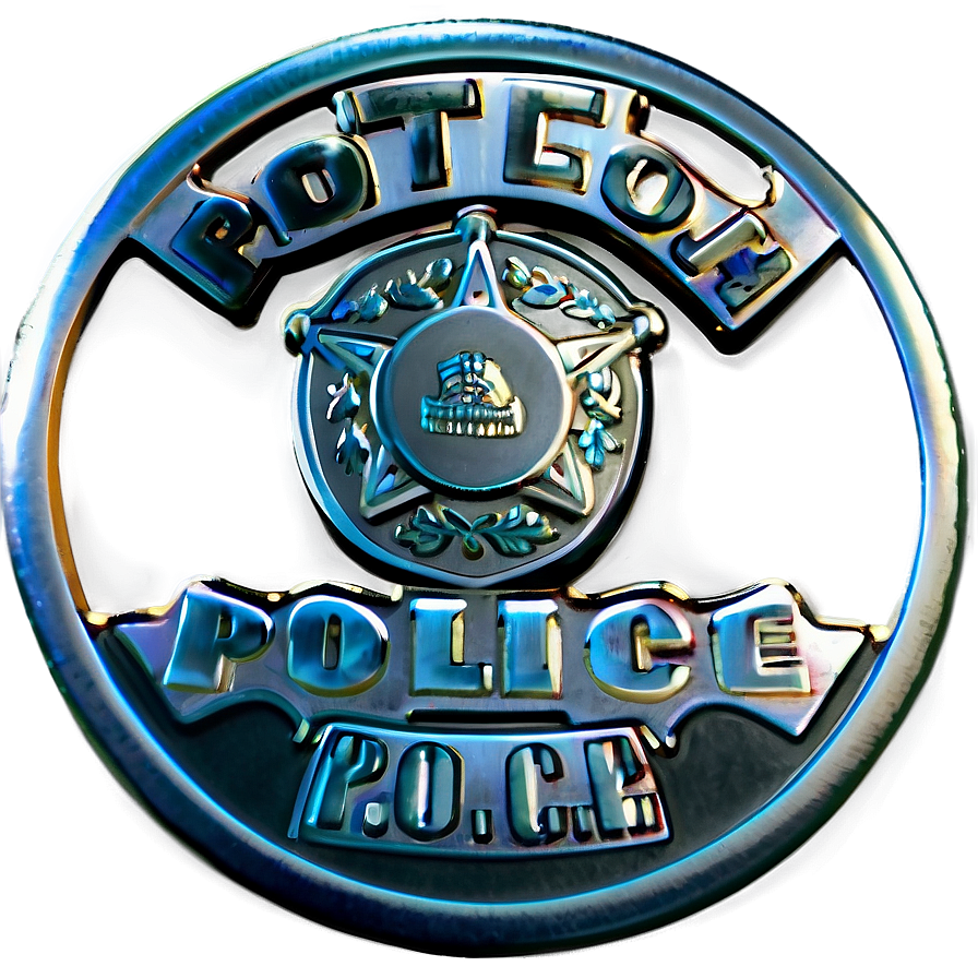 Metal Police Badge Design Png Ydh65