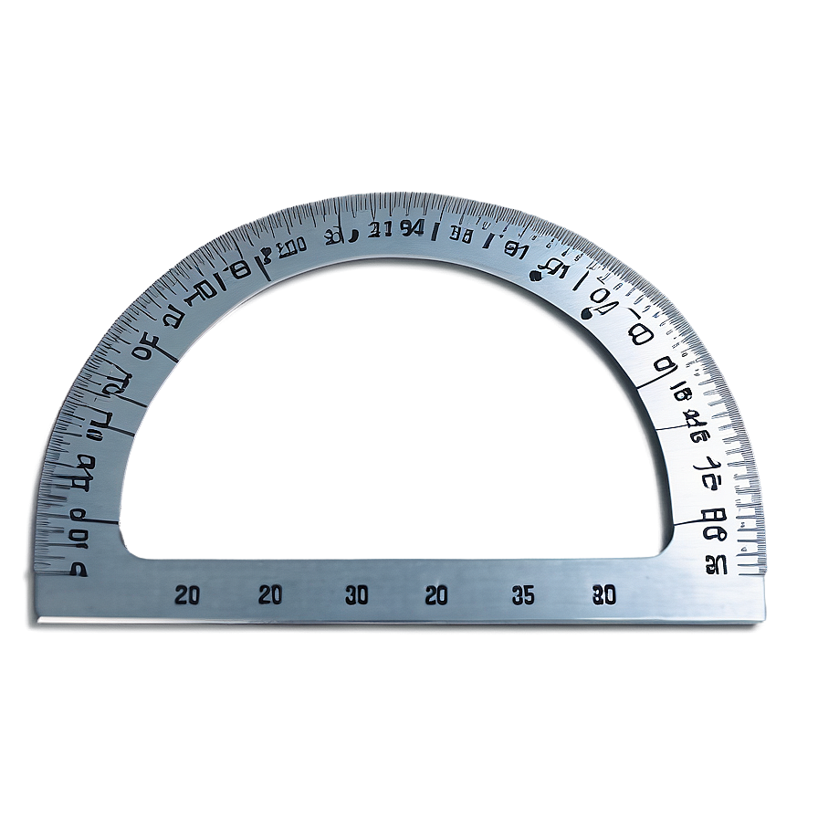 Metal Protractor Png Oxn