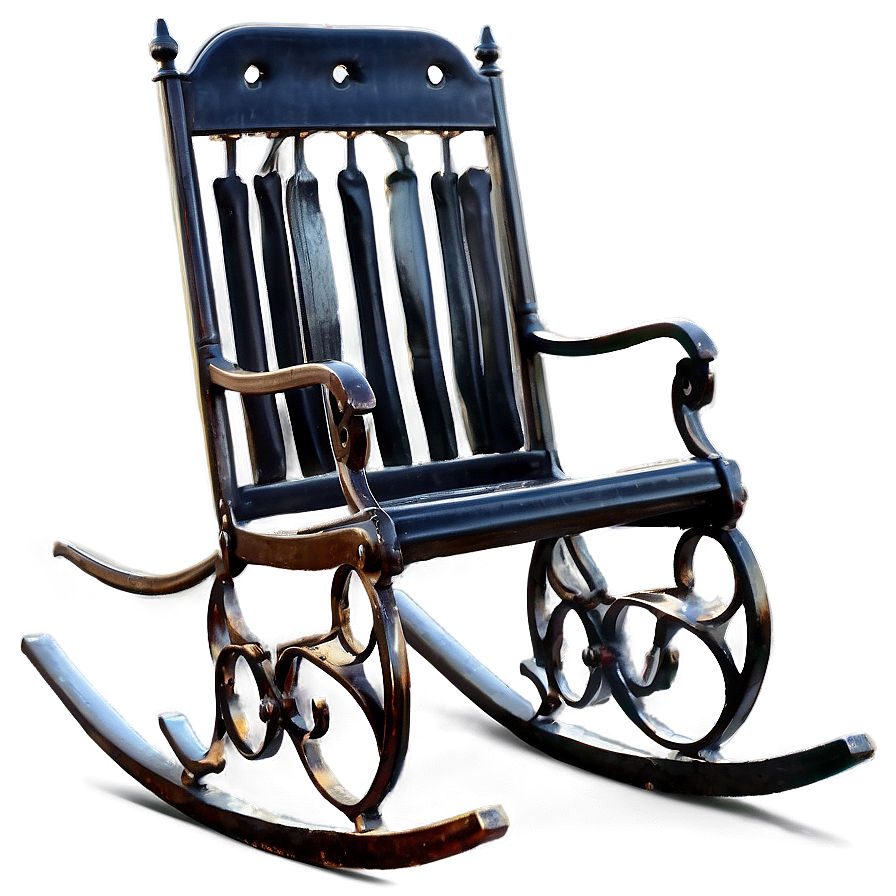 Metal Rocking Chair Png 97