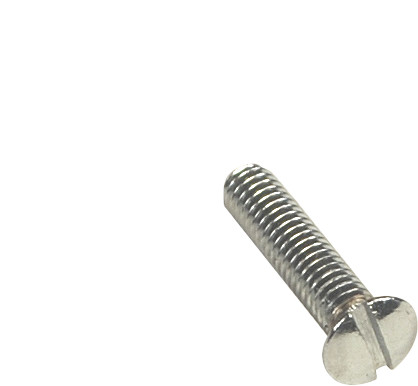 Metal Screw Isolated Background