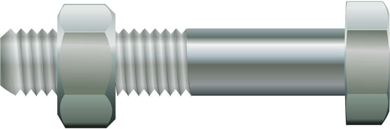 Metal Screw Isolated3 D Rendering