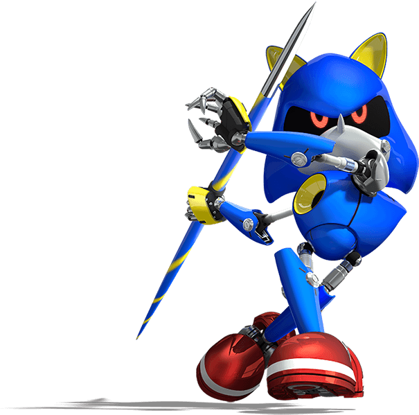 Metal Sonic Character Render