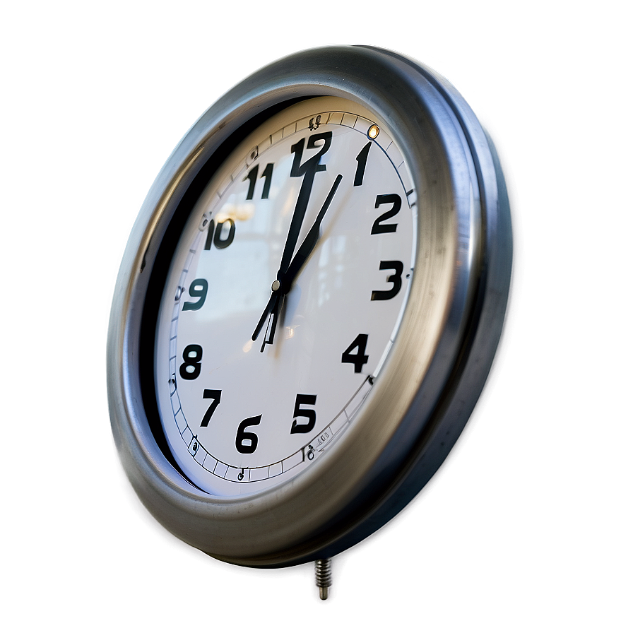 Metal Wall Clock Png 06262024