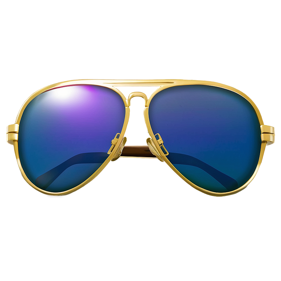 Metallic Aviators Frame Png 06212024