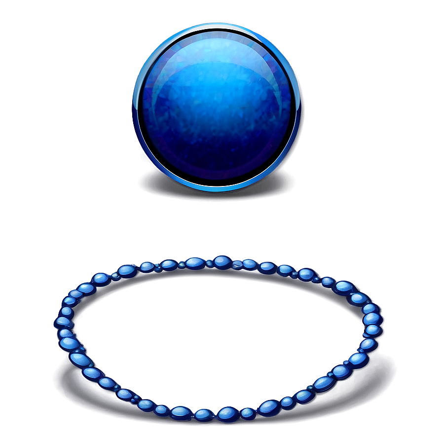 Metallic Blue Circle Png 32