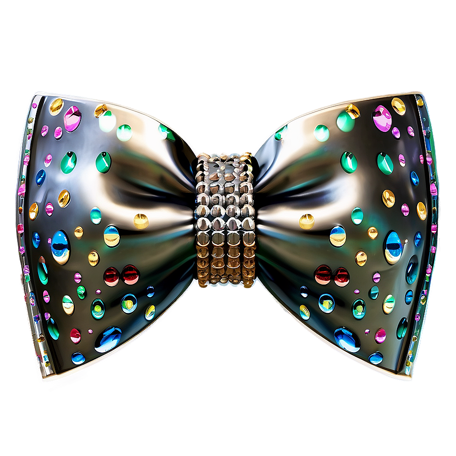 Metallic Bow Tie Shine Png Fsk