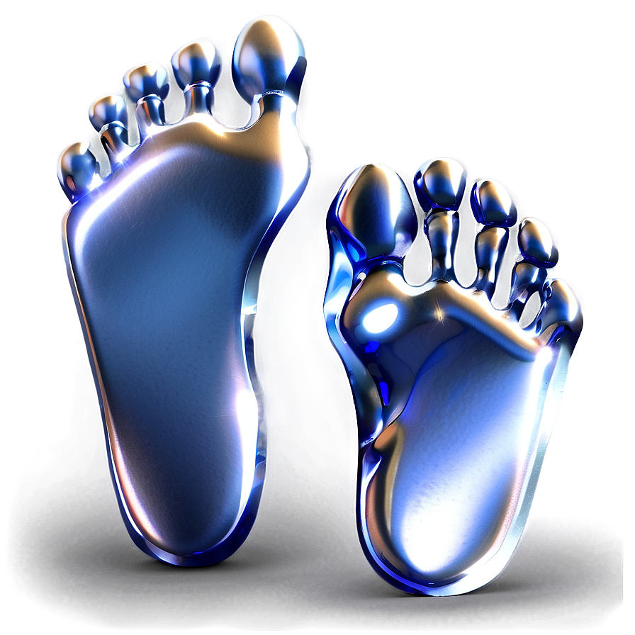 Metallic Footprints Png Ctj8