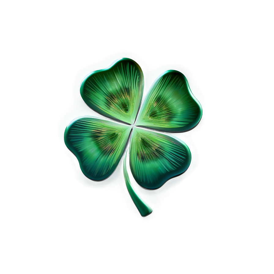 Metallic Four Leaf Clover Png 30