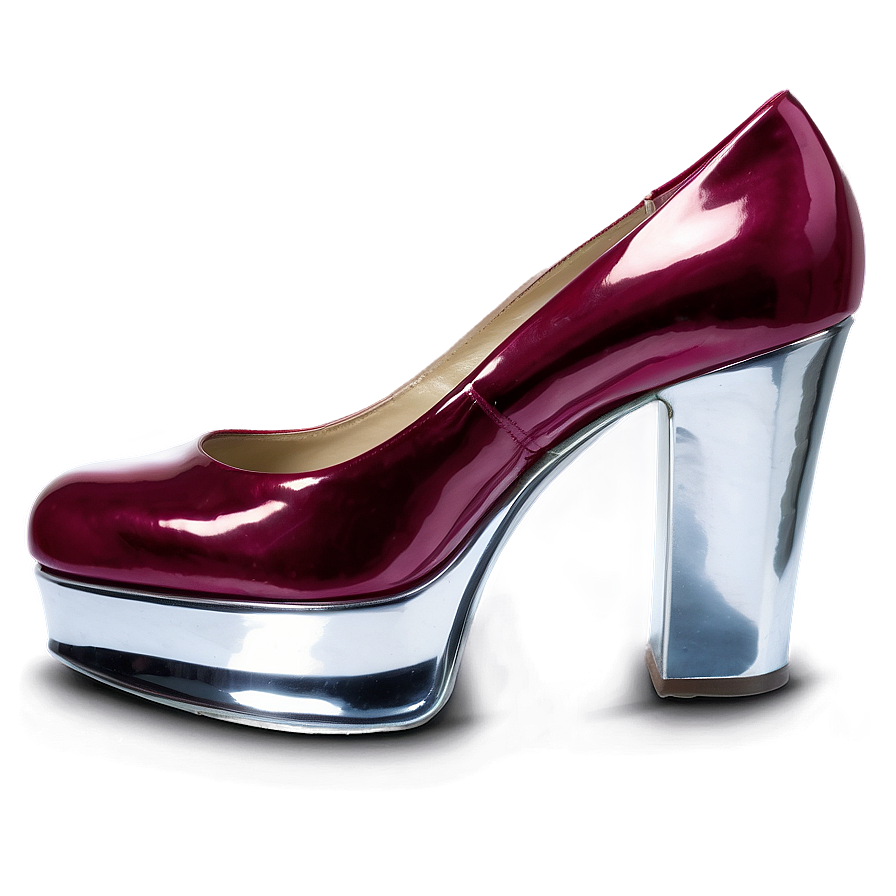 Metallic Heel Png 06262024