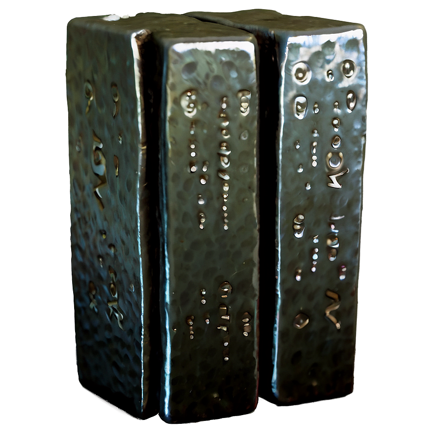 Metallic Iron Ingot Texture Png Dcx71