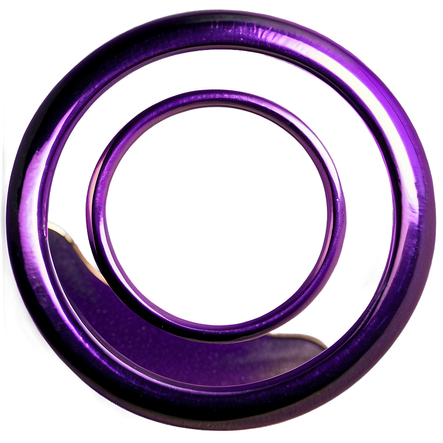 Metallic Purple Circle Png 26