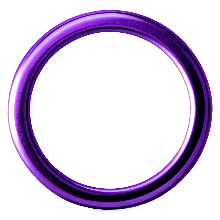 Metallic Purple Circle Png Afj2