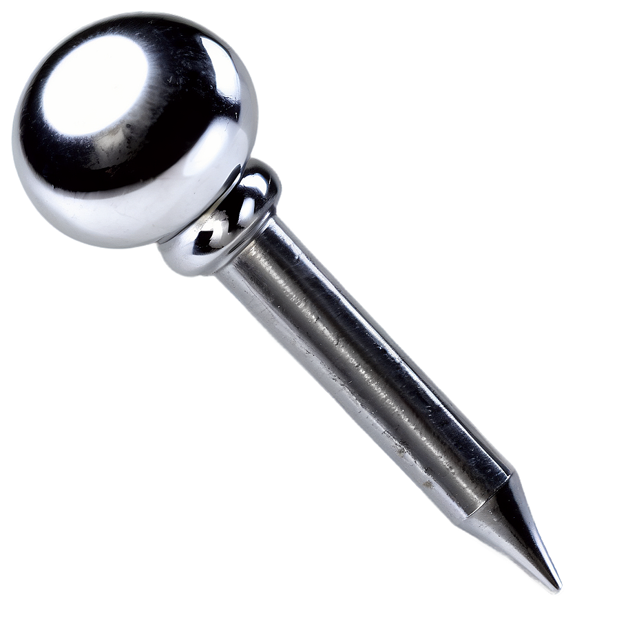 Metallic Push Pin Png 05252024