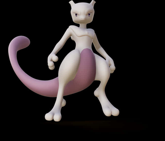 Mewtwo Pokemon3 D Model