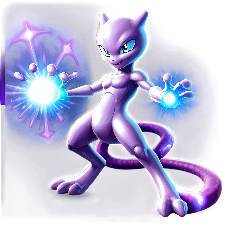 Mewtwo Shining Aura Png Ray85