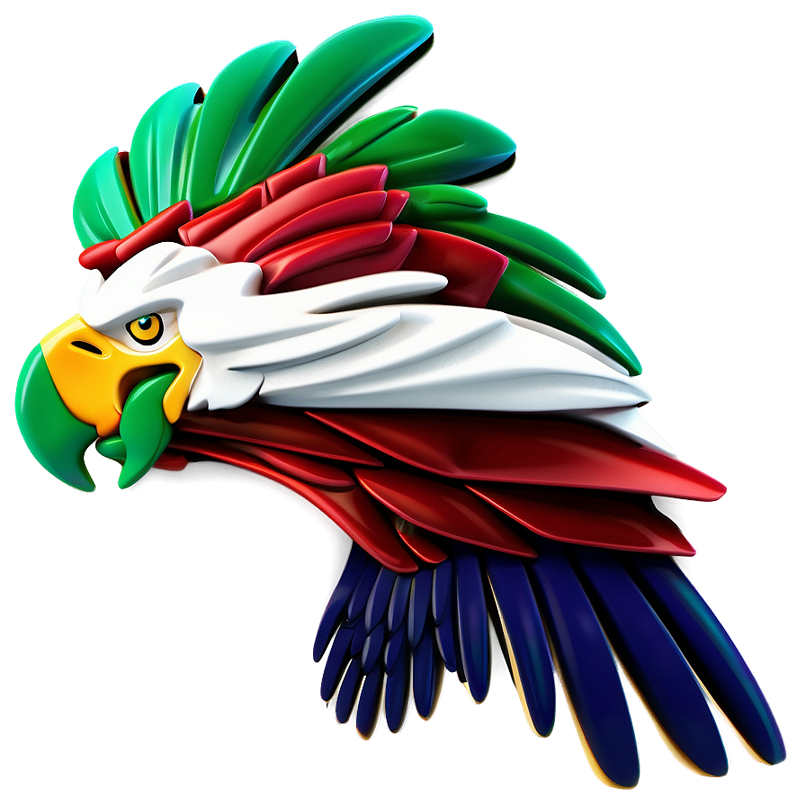 Mexican Eagle 3d Png 12