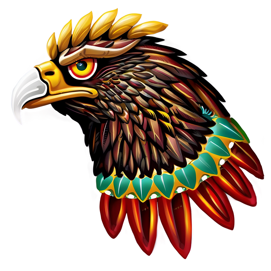 Mexican Eagle Ancestral Art Png 17