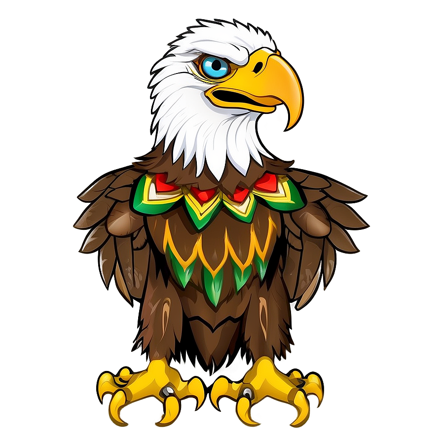 Mexican Eagle Cartoon Png Qmj36