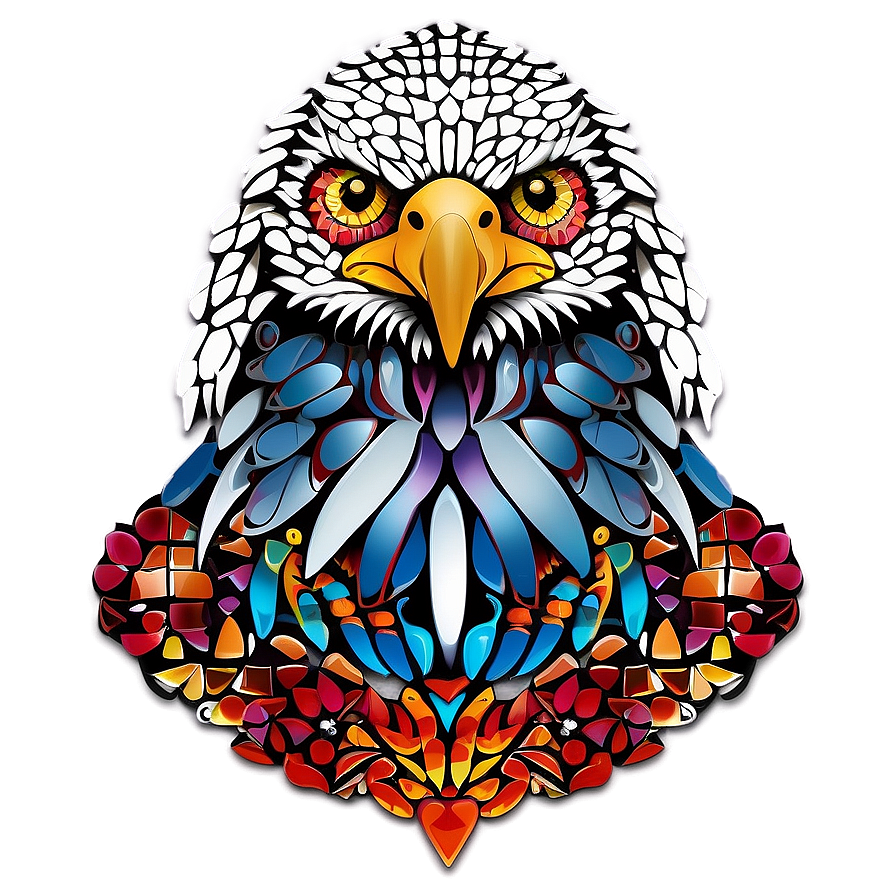 Mexican Eagle Mosaic Png Hbp91