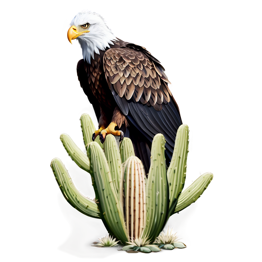 Mexican Eagle On Cactus Png 69