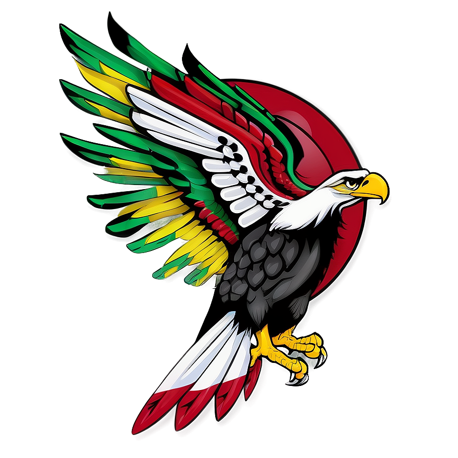 Mexican Eagle Tattoo Design Png Dyn13