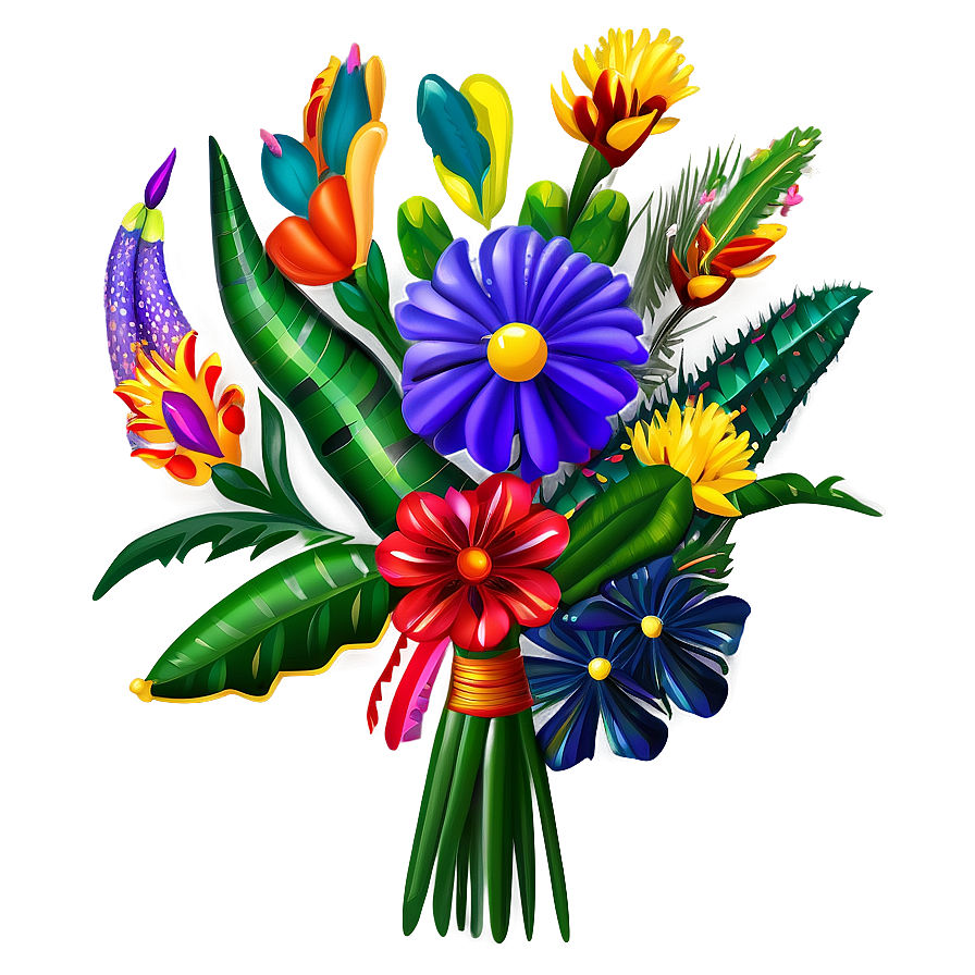 Mexican Floral Bouquets Png 06202024