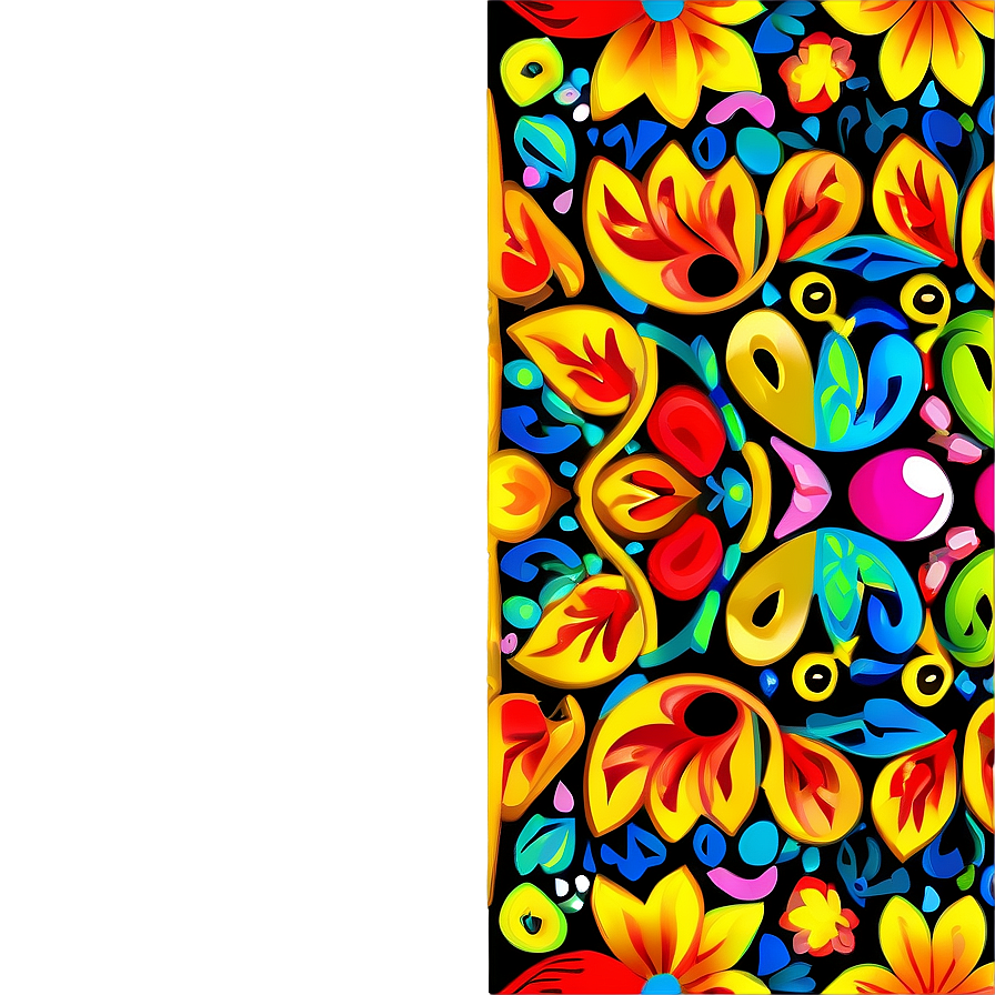 Mexican Floral Motifs Png 06202024