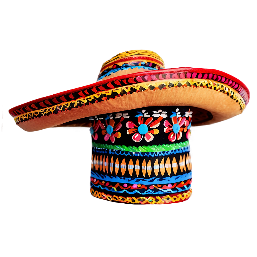 Mexican Hat Design Png 06122024