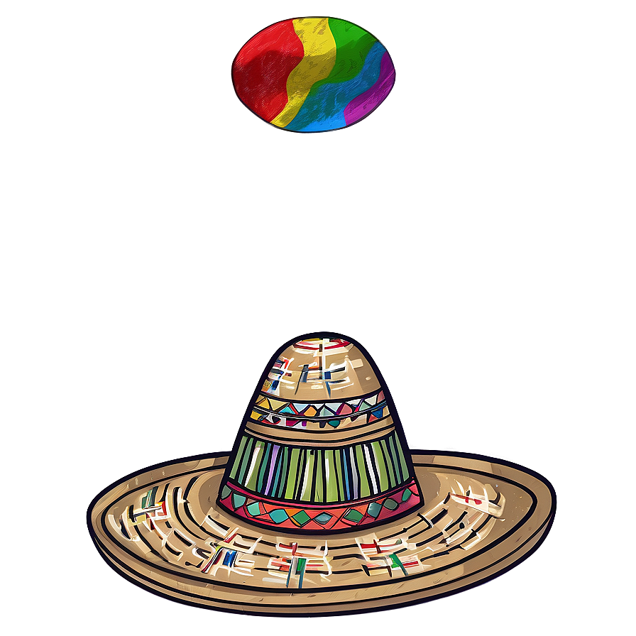 Mexican Hat Drawing Png Kjj87