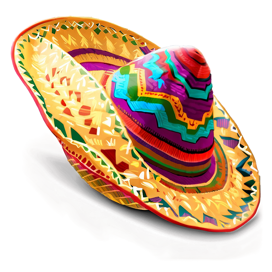 Mexican Hat Drawing Png Vmx