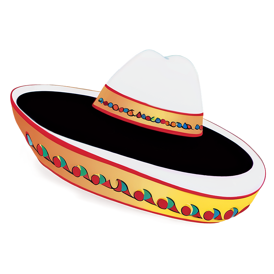 Mexican Hat Outline Png Wkb33