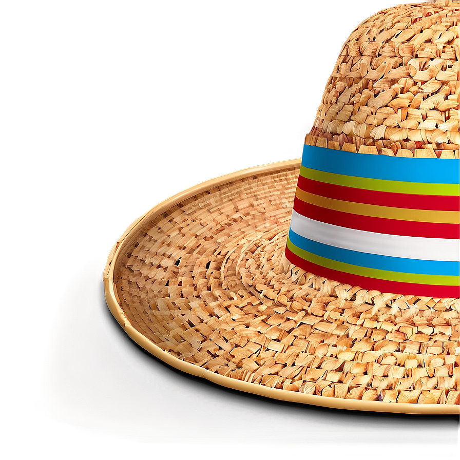 Mexican Hat With Ribbons Png Arm