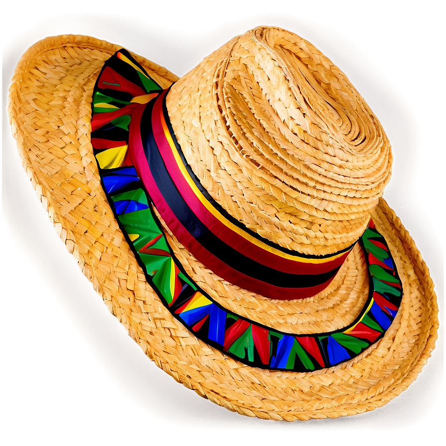 Mexican Hat With Ribbons Png Ewh18